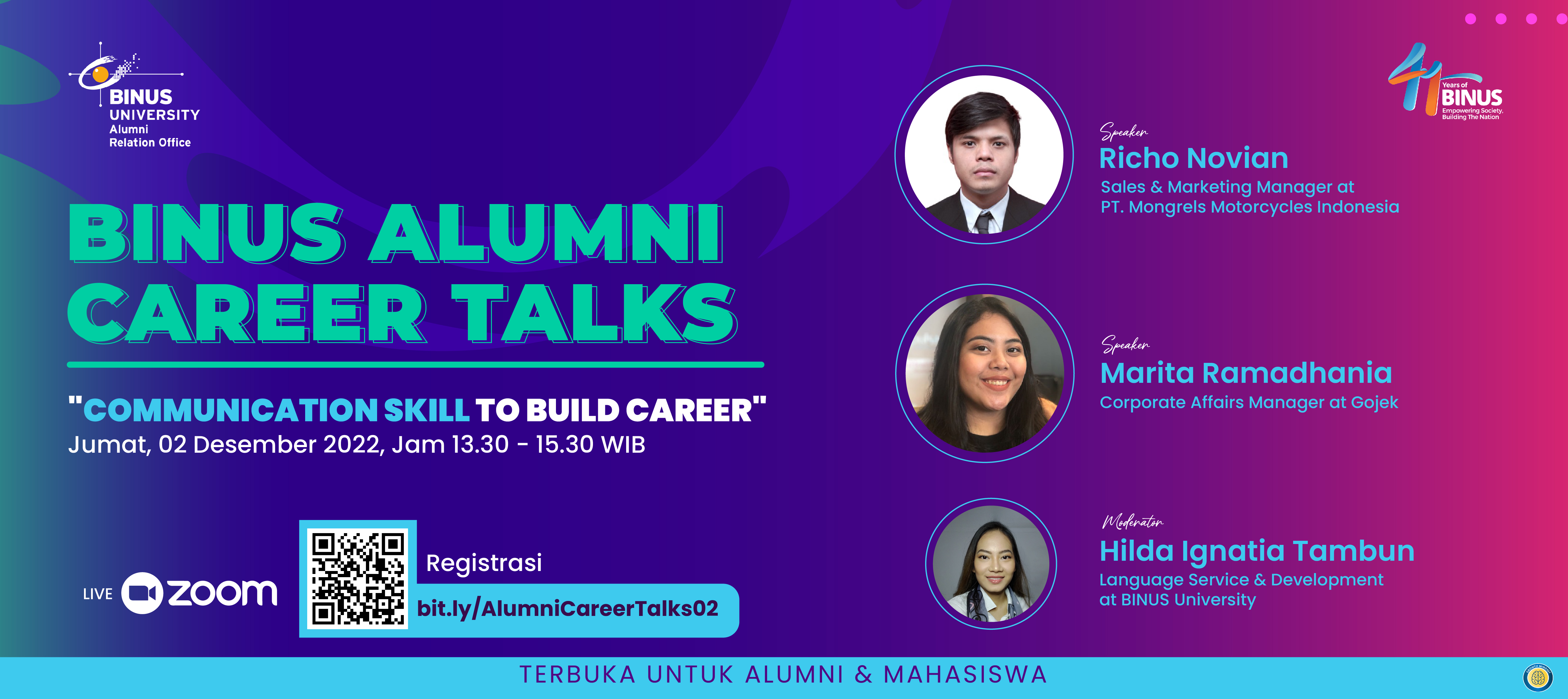 Binus Alumni Career Talks 